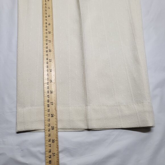 Vintage Virgola Uomo Mens Dress Pants 42 ( Fit 41 X 29 ) Pleated Front Textured - Picture 13 of 15